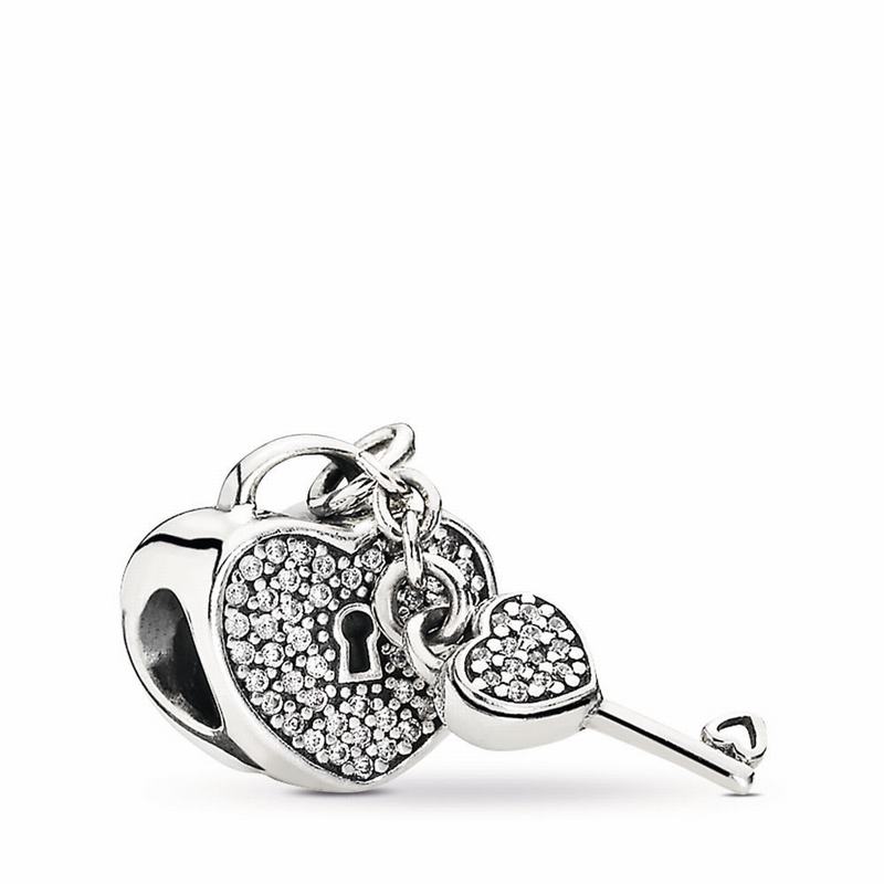 Pandora Lock Of Love Charm NZ, Sterling Silver (548309-SXE)